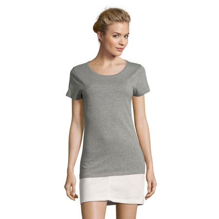 Γυναικείο T-shirt (Martin women 02856) γκρι μελανζέ